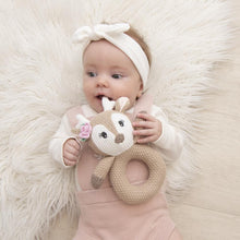 Load image into Gallery viewer, Ava the Fawn Knitted Rattle
