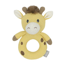 Load image into Gallery viewer, Noah the Giraffe Knitted Rattle
