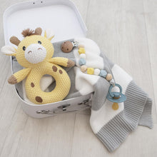 Load image into Gallery viewer, Noah the Giraffe Knitted Rattle
